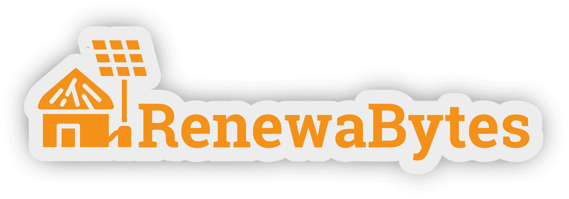 RenewaBytes logo sticker